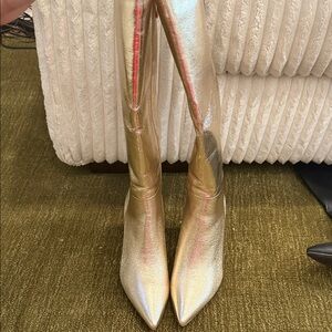 Gold Women's Boots
